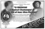 "O Freedom! A Musical Chautauqua of the Life of Mary Ellen Pleasant" by CSRW