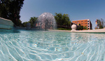 Fountain in Shoemaker Square by Steve Coleman