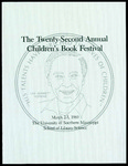 Children's Book Festival by Karen Rowell, Onva K. Boshears Jr., and University of Southern Mississippi