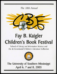 Fay B. Kaigler Children's Book Festival by Karen Rowell, Rosemary Chance, and University of Southern Mississippi