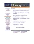 Library Focus (Spring 2001)