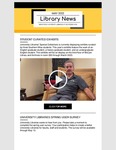 May 2022 Library News by University Libraries
