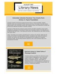August 2021 Library News by University Libraries