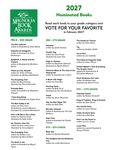 Magnolia Book Award 2027 Nominations